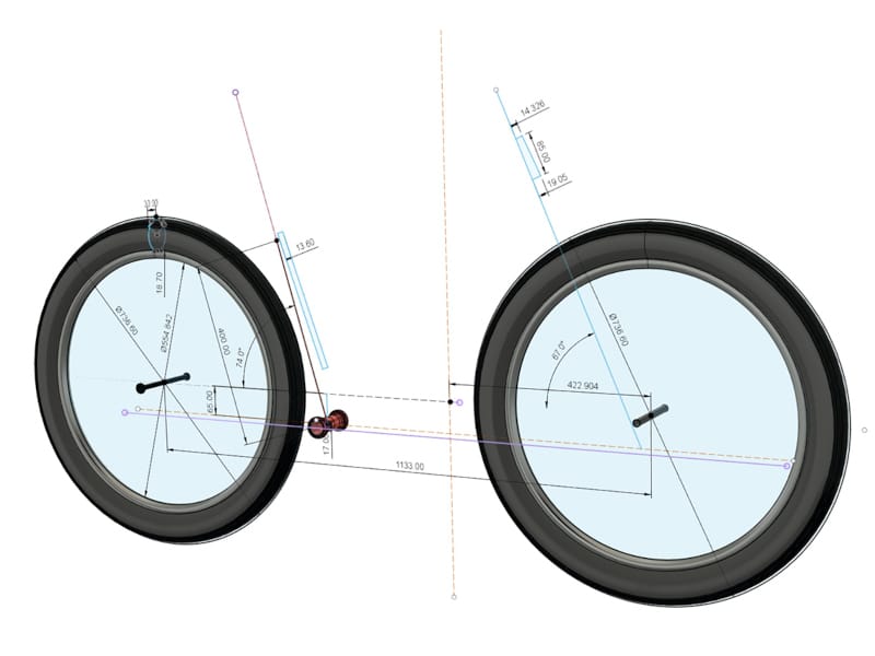 Gravity Sketch - Bicycle tyre geometry done in Fusion 360 by Fed Rios, Industrial Design Consultant at Fed Rios Design Studio