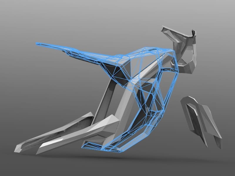 Model exported from Gravity Sketch and brought into Solidworks for rendering, by Alex Hodge