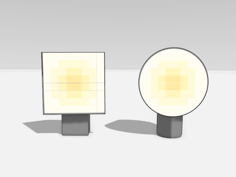 A comparison of designs next to each other in Gravity Sketch by designer Nicholas Baker